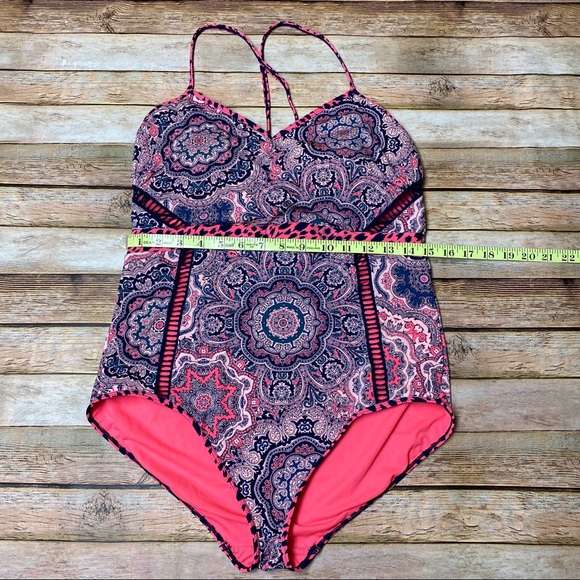 Cole of California Paisley One Piece Swimsuit - Picture 3 of 7